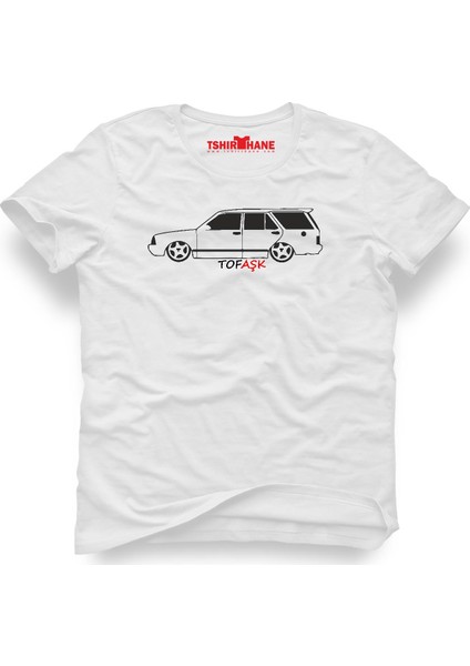 Tofaşk Tofaş Kartal Beyaz Erkek T-Shirt