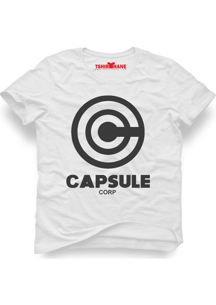 Capsule Corp Beyaz Erkek T-Shirt