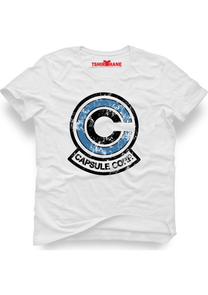 Capsule Corp Beyaz Erkek T-Shirt