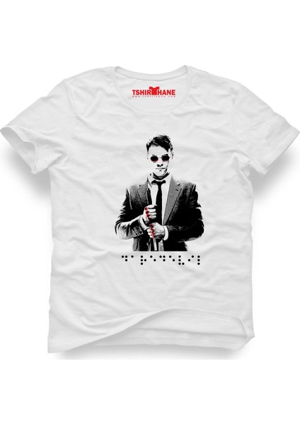 Daredevil Matt Murdock Beyaz Erkek T-Shirt