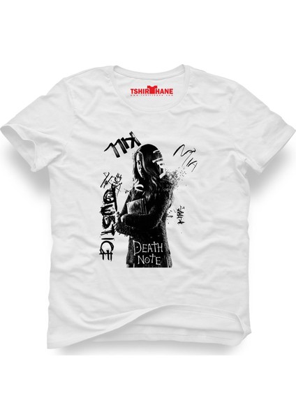 Death Note Deathnote Beyaz Erkek T-Shirt