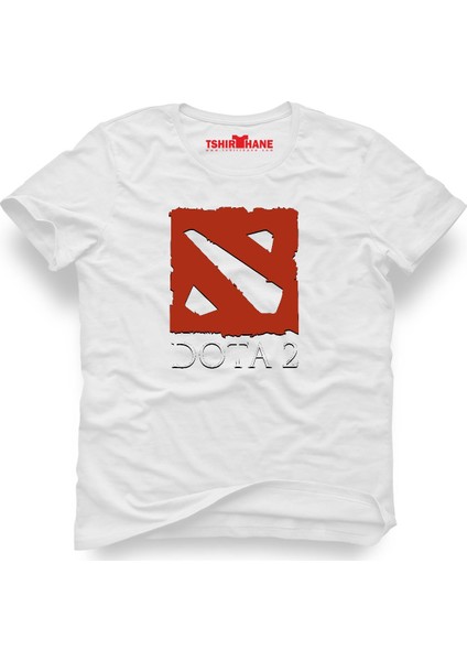 Dota 2 Beyaz Erkek T-Shirt