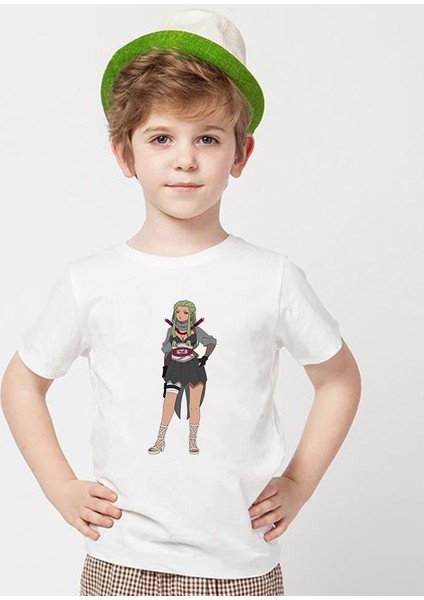 Naruto Beyaz Erkek T-Shirt