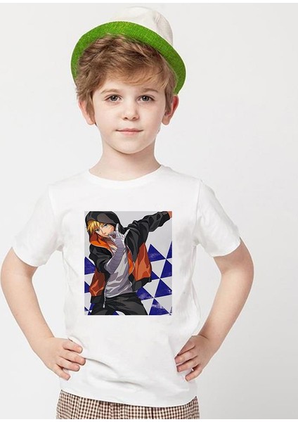 Naruto Beyaz Erkek T-Shirt