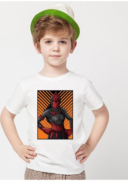 Fortnite Beyaz Erkek T-Shirt