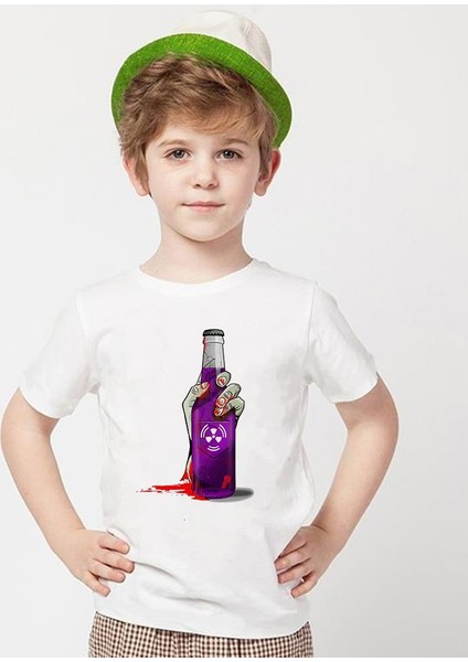 Pubg Beyaz Erkek T-Shirt