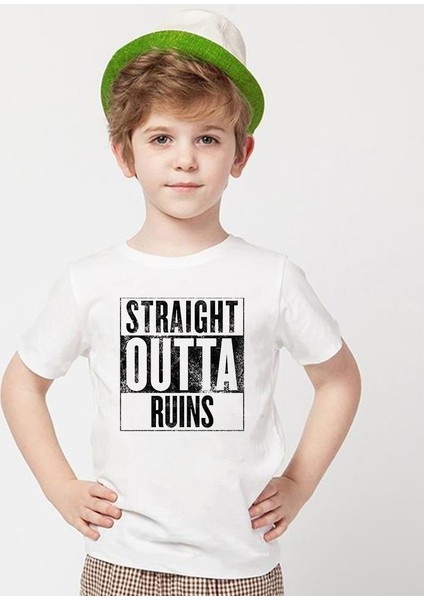 Pubg Beyaz Erkek T-Shirt