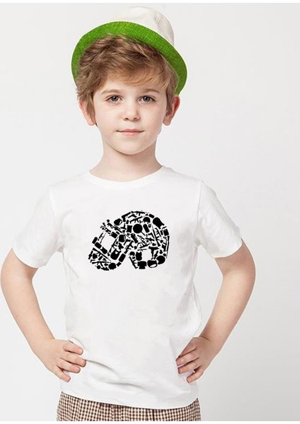 Pubg Beyaz Erkek T-Shirt