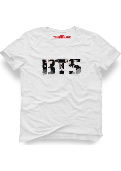 Bts Beyaz Erkek T-Shirt