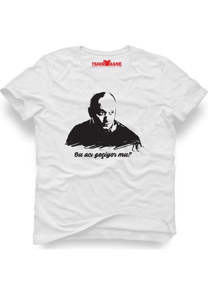 Leyla Mecnun İsmail Abi Bu Acı Geçiyor Mu Beyaz Erkek T-Shirt