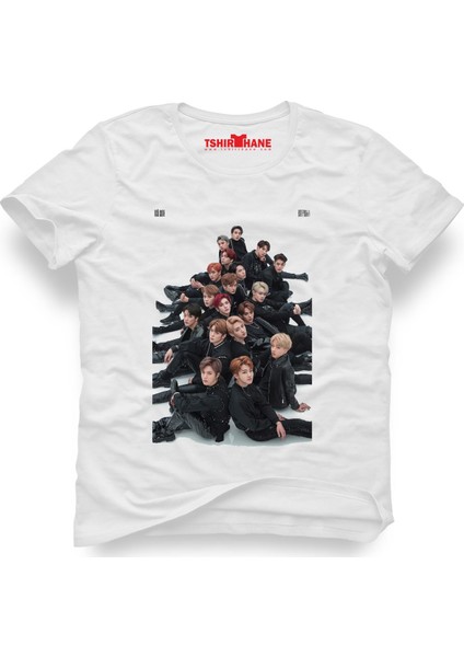 K-Pop Nct Beyaz Erkek T-Shirt