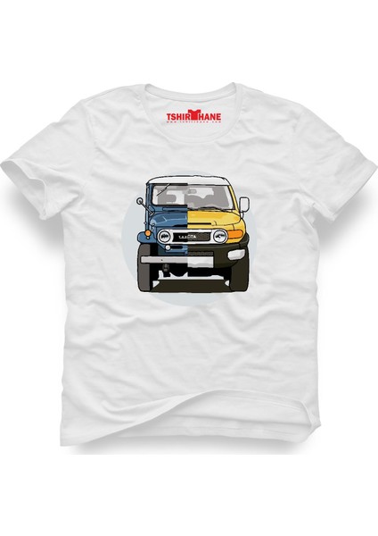 Toyota Hummer Evolution Jeep Beyaz Erkek T-Shirt