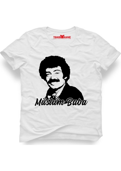 Müslüm Baba Gürses Beyaz Erkek T-Shirt