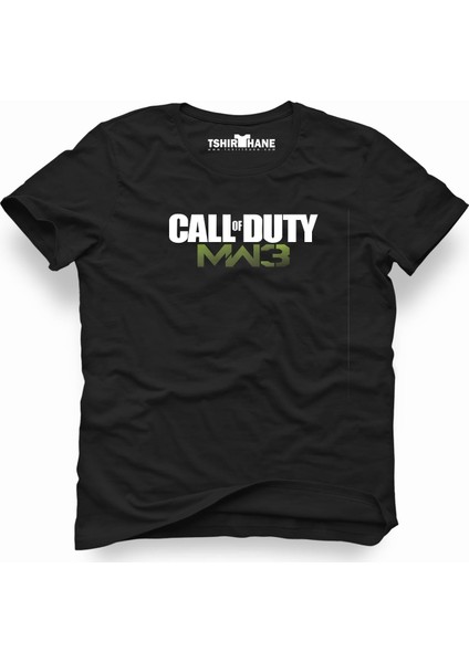 Call Of Duty Mw3 Siyah Erkek T-Shirt