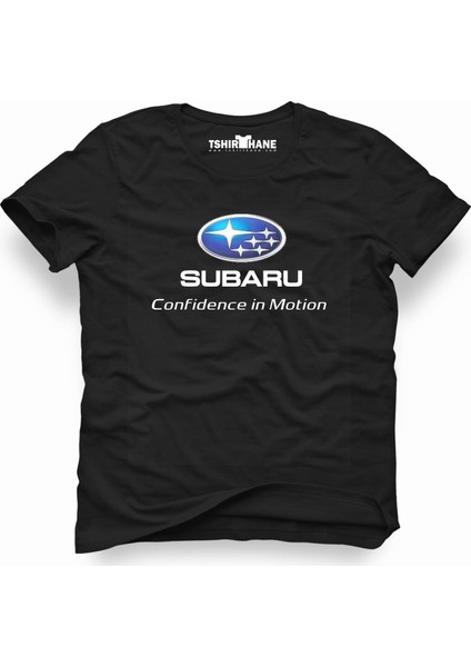 Subaru Confidence İn Motion Siyah Erkek T-Shirt