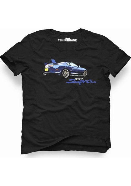 Toyota Supra Siyah Erkek T-Shirt