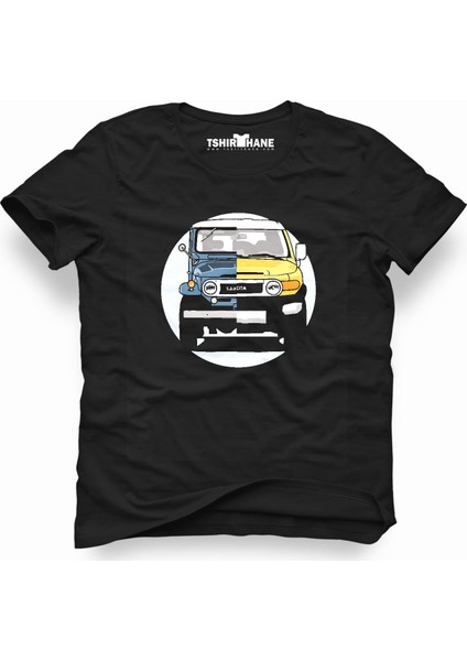 Toyota Jeep Siyah Erkek T-Shirt