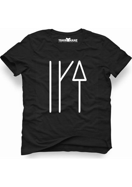 Türk Boyları Bayat Siyah Erkek T-Shirt