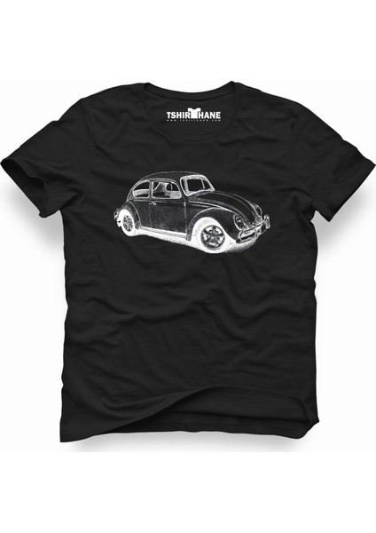 Vw Volkswagen Beetle Siyah Erkek T-Shirt
