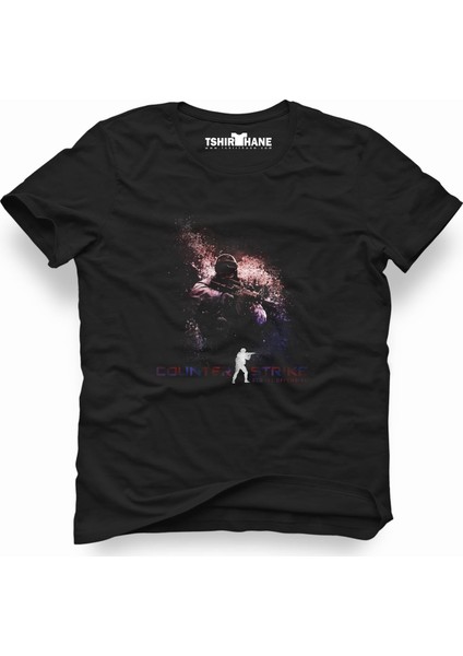 Csgo Cs Go Global Offensive Siyah Erkek T-Shirt