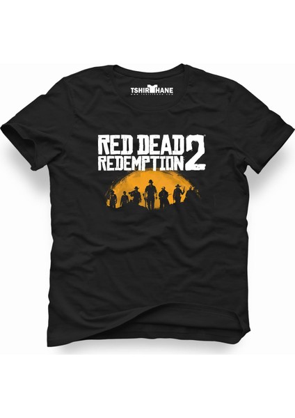 Red Dead Redemption 2 Siyah Erkek T-Shirt