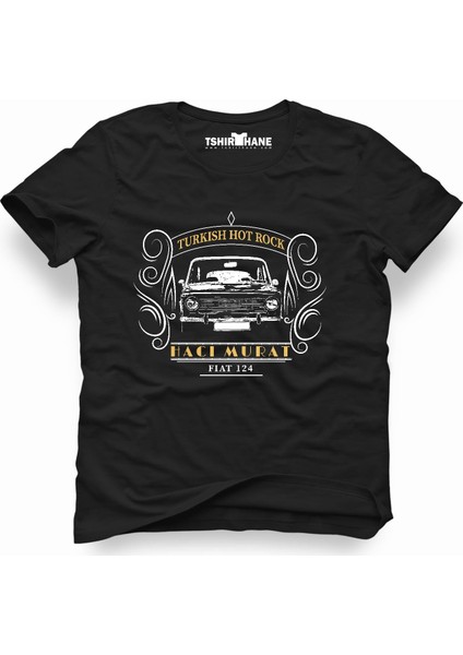 Turkish Hotrock Murat 124 Siyah Erkek T-Shirt