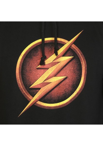 Flash Siyah Kapüşonlu Erkek Sweatshirt Hoodie fiyatları