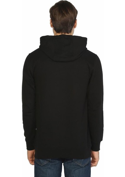 Flash Siyah Kapüşonlu Erkek Sweatshirt Hoodie fırsatları