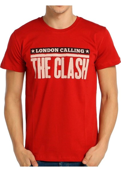 The Clash Kırmızı Erkek T-Shirt