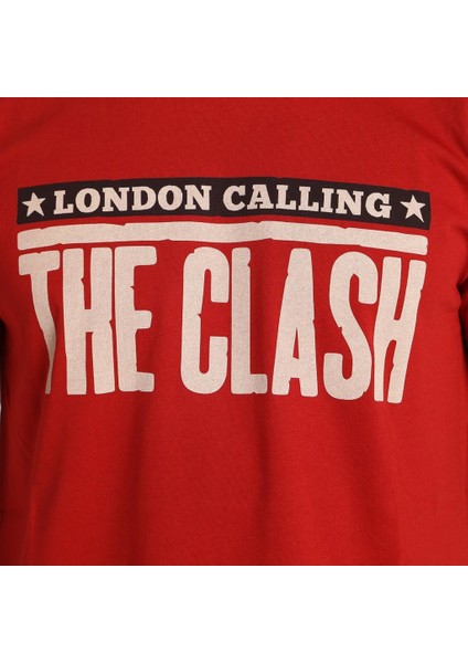 The Clash Kırmızı Erkek T-Shirt