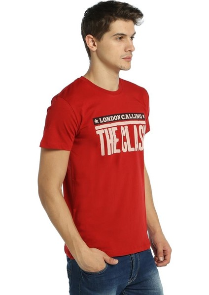 The Clash Kırmızı Erkek T-Shirt
