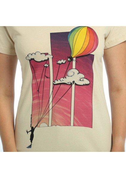 Rainbow Krem Kadın T-Shirt fiyatları