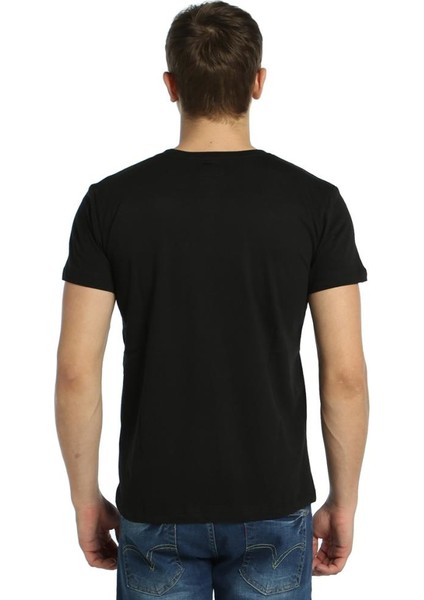 Polyoculus Siyah Erkek T-Shirt fırsatları