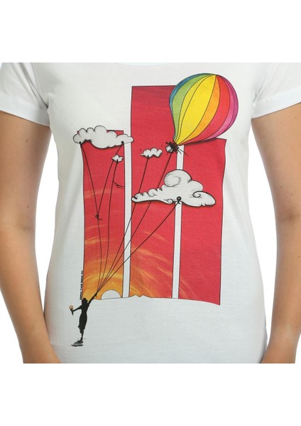 Rainbow Beyaz Kadın T-Shirt fiyatları