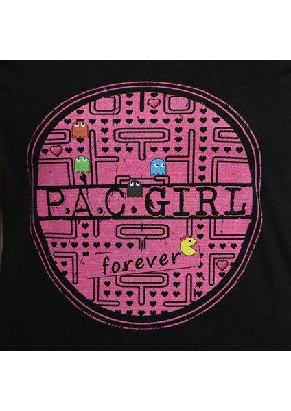 Pac Girl Siyah Kadın T-Shirt fiyatları