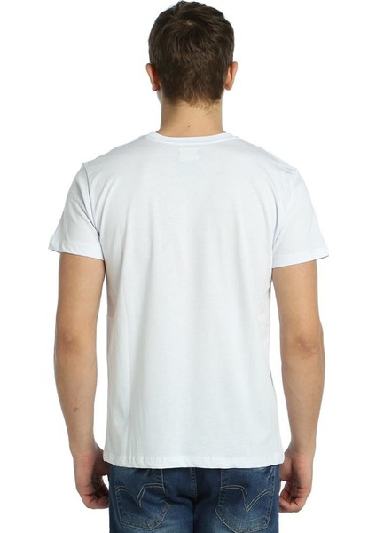 George Best Futbol Beyaz Erkek T-Shirt