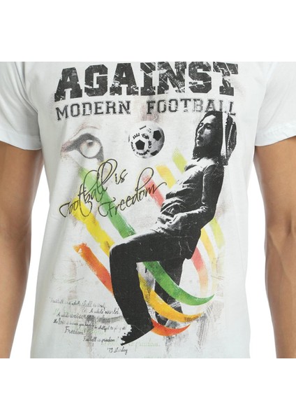 Bob Marley Beyaz Erkek T-Shirt