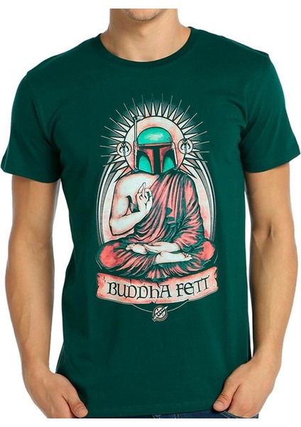 Star Wars Buda Boba Fett Yeşil Erkek T-Shirt