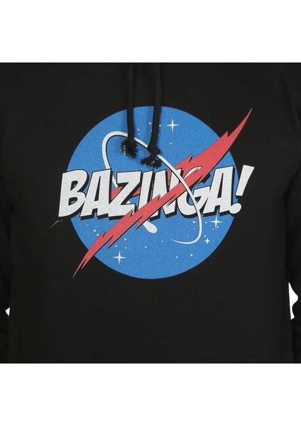 Big Bang Theory Nasa Siyah Erkek Kapüşonlu Sweatshirt fiyatları