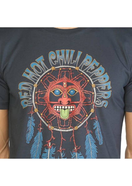 Red Hot Chili Peppers Düşkapanı Füme Erkek T-Shirt