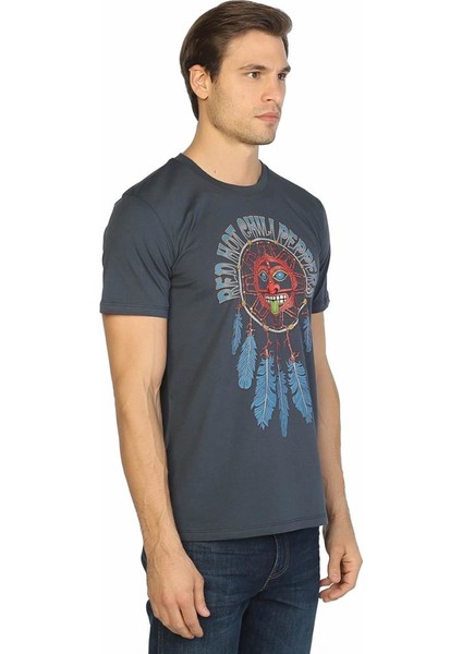 Red Hot Chili Peppers Düşkapanı Füme Erkek T-Shirt