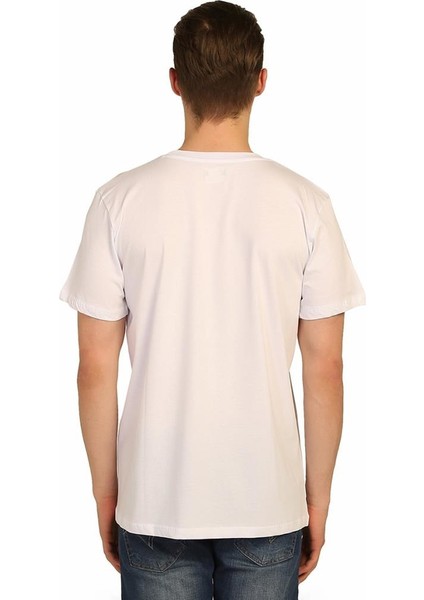 İsyankar Zeus Beyaz Erkek T-Shirt