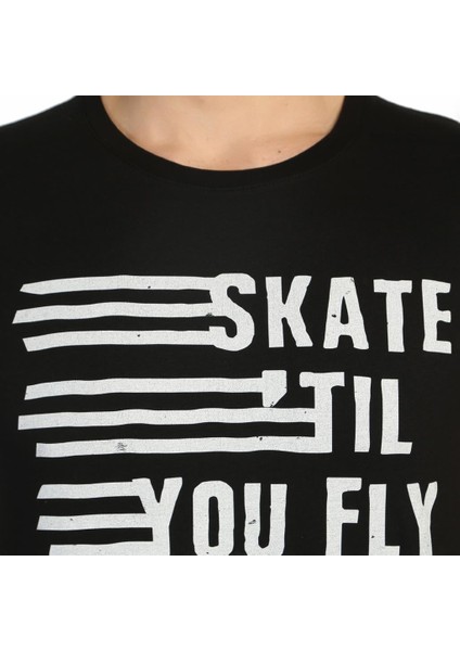 Skate Penguen Siyah Erkek T-Shirt fiyatları