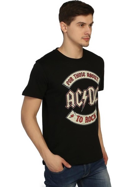 Ac/Dc Siyah Erkek T-Shirt