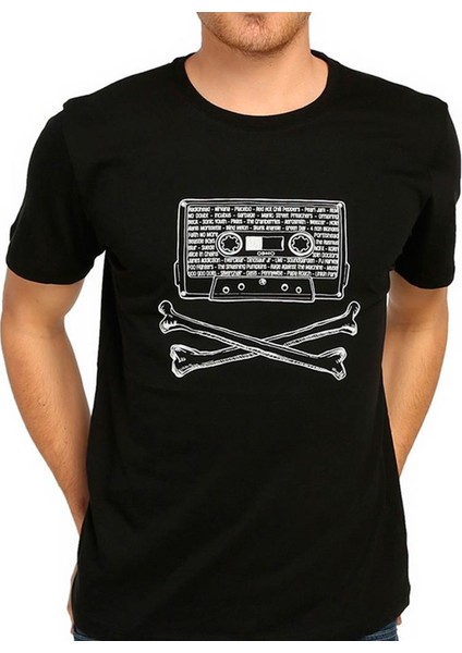 90'Lar Alternative Siyah Erkek T-Shirt