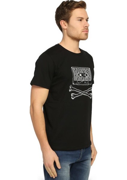 90'Lar Alternative Siyah Erkek T-Shirt