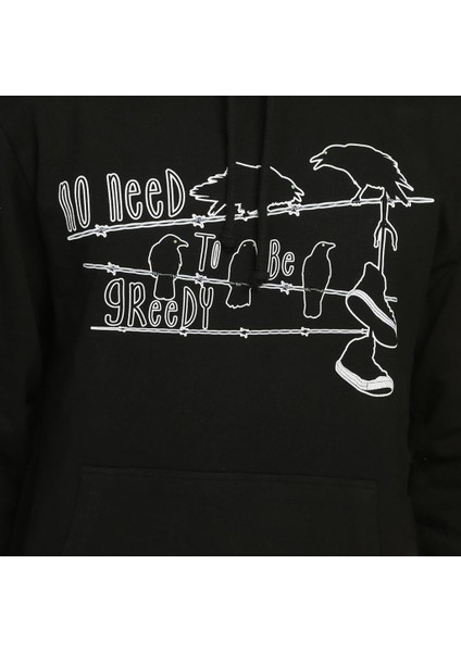 Kapitalizm Siyah Kapüşonlu Erkek Sweatshirt fiyatları