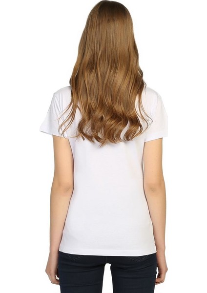 Bisiklet Beyaz Kadın T-Shirt fırsatları