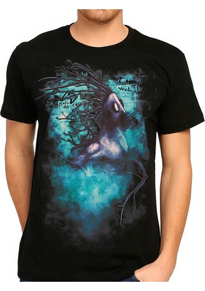 Root N' Smoke Siyah Erkek T-Shirt