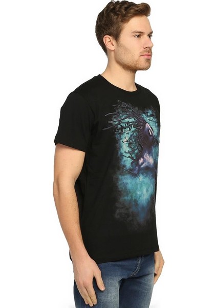 Root N' Smoke Siyah Erkek T-Shirt fırsatları